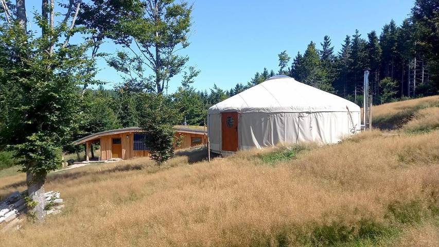 Tente pour 10 personnes, avec Terrasse et Vue