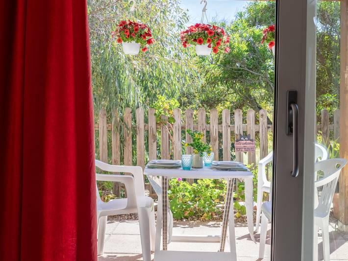 Gîte pour 3 personnes, avec terrasse ainsi que jardin et bassin pour enfant à Badesi - 2