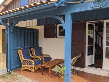 Gîte pour 5 personnes, avec terrasse à Carcans