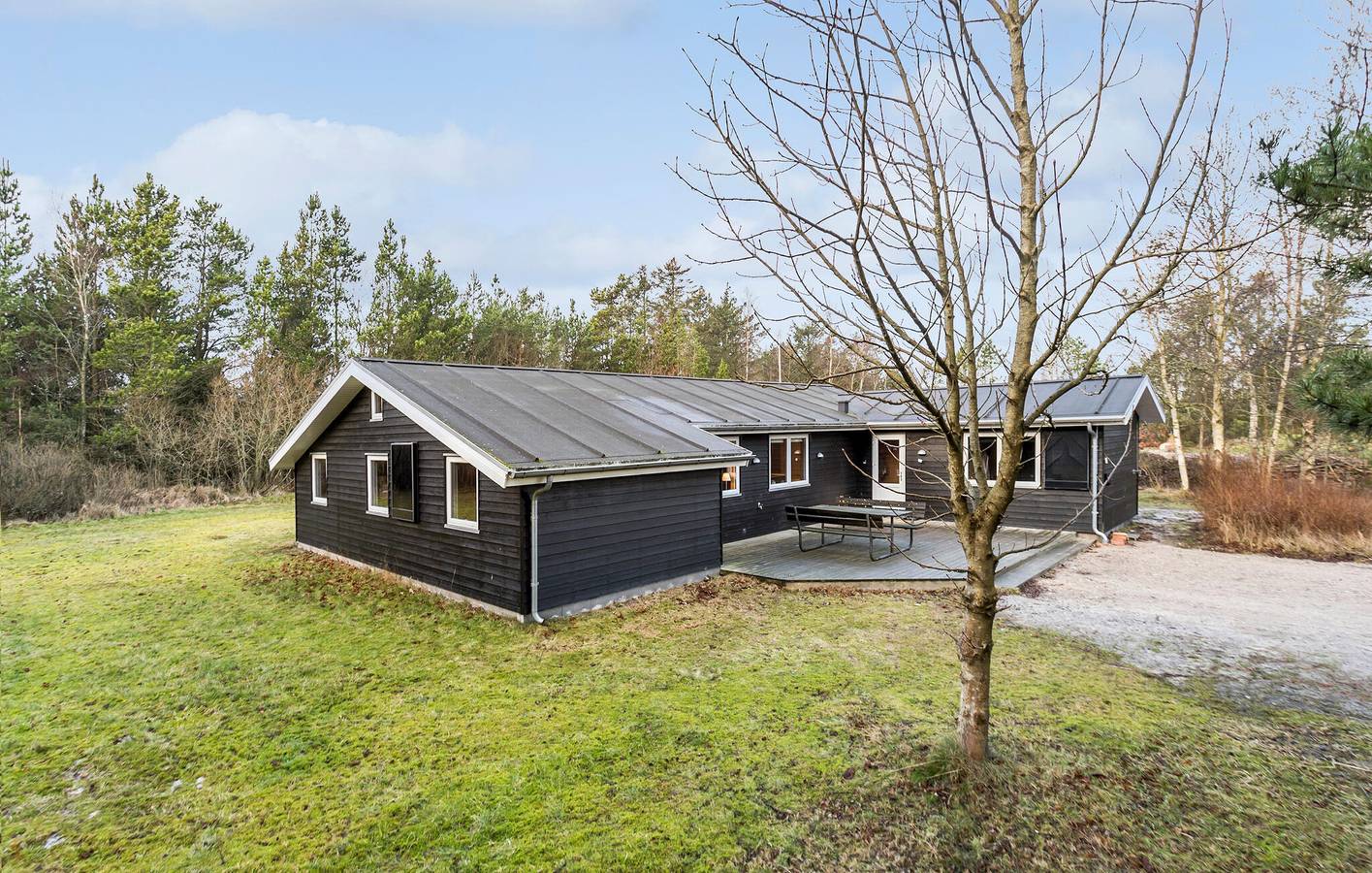 Feriehus for 12 personer med terrasse in Bratten, Jerup