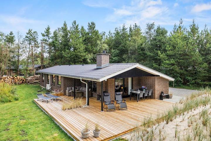 Ferienhaus für 6 Personen, mit Terrasse und Sauna in Houstrup Strand