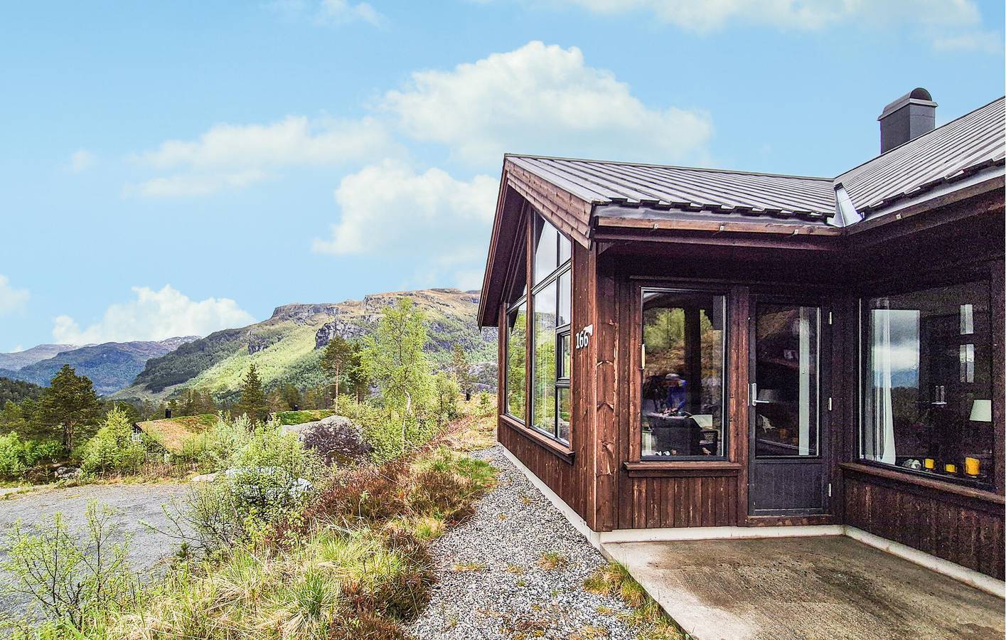 Ferienhaus für 12 Personen mit Terrasse in Odda