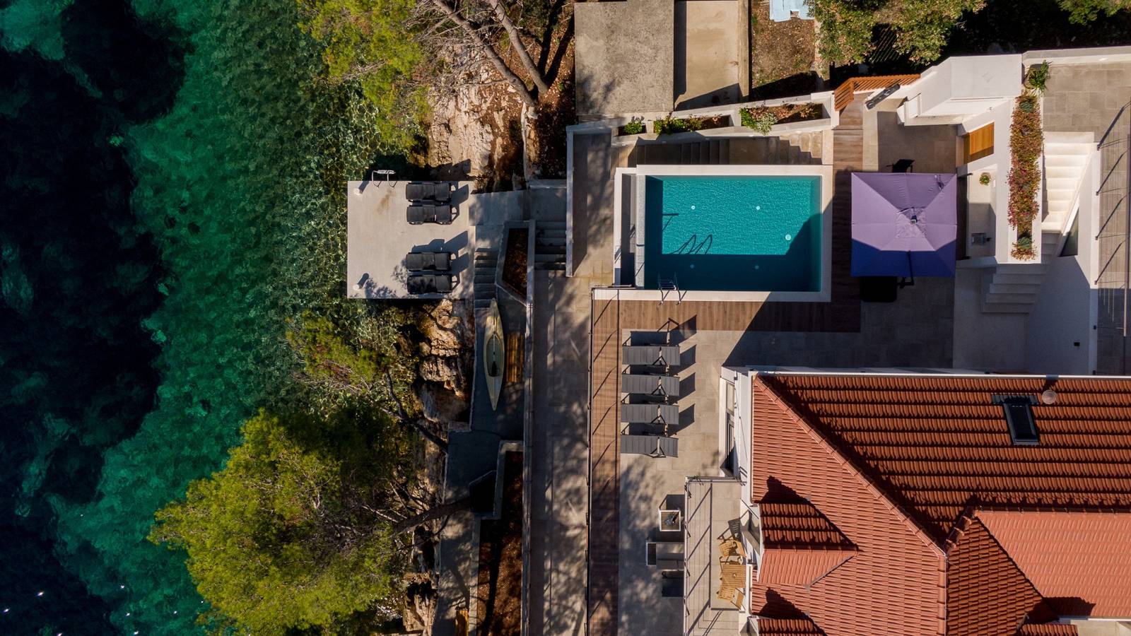 Villa for 8 People in Blato, Dubrovnik-Neretva