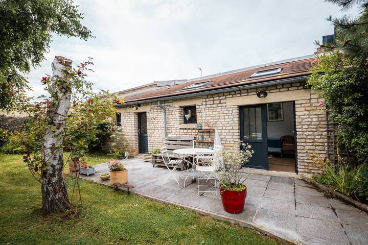 Maison de vacances pour 2 personnes, avec Jardin à Hermanville-sur-Mer