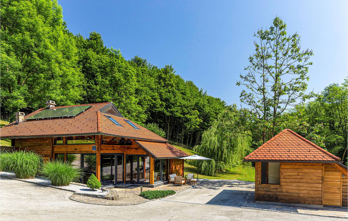 Ferienhaus für 6 Personen mit Ausblick in Varazdin