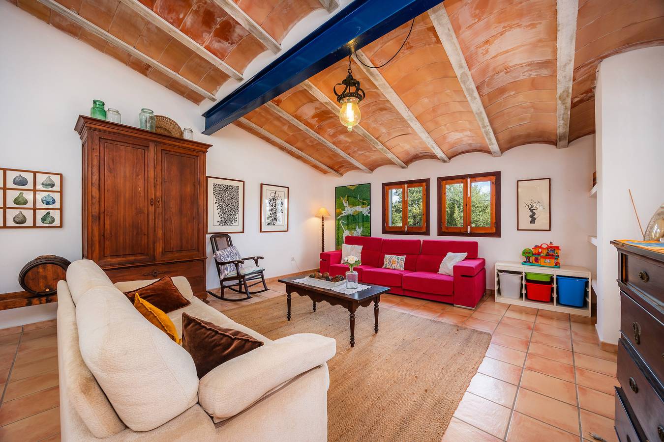 Villa 'Es Galliner' mit privatem Pool, privater Terrasse und Wi-Fi in Es Carritxó, Felanitx