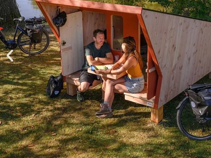 Camping La Sinope - Hébergement 2 personnes - Cabane 2 personnes in Quinéville, Région de Cherbourg