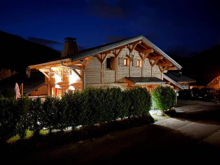 Chalet pour 12 personnes, avec Balcon ainsi que Terrasse et Vue à Les Contamines-Montjoie