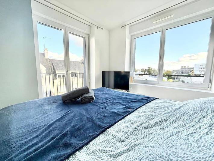 Vakantiewoning voor 2 personen, met tuin en terras in Brest