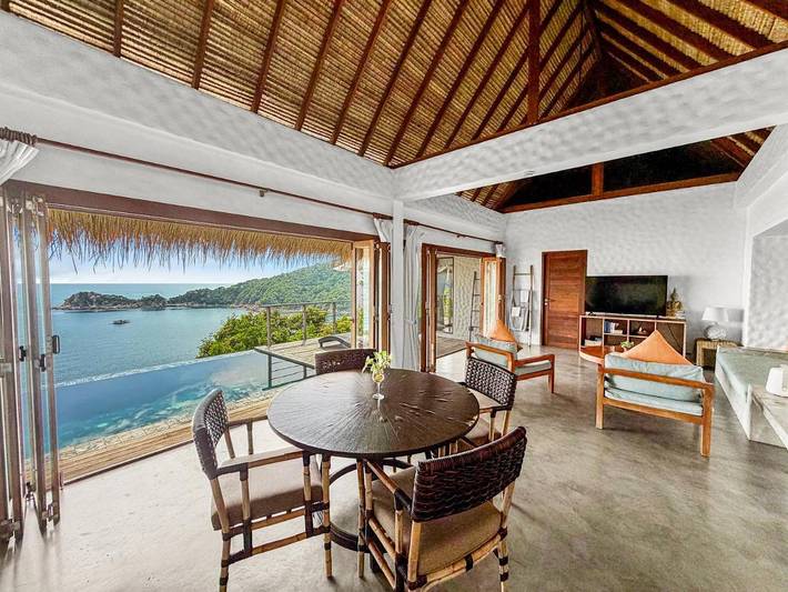 Villa pour 6 personnes, avec vue ainsi que piscine et jardin dans Koh Tao - 3