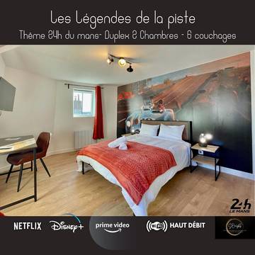 Gîte pour 6 personnes, avec vue dans Montval-sur-Loir
