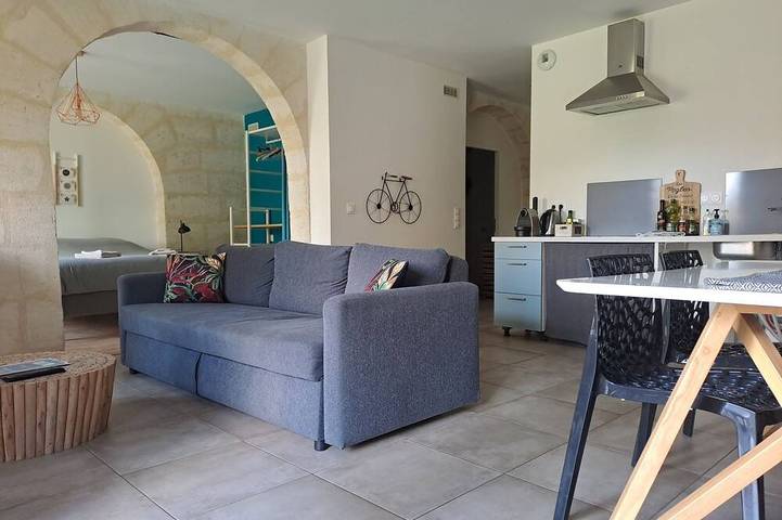 Maison de vacances pour 6 personnes, avec jardin ainsi que terrasse et piscine, animaux acceptés à Sadirac