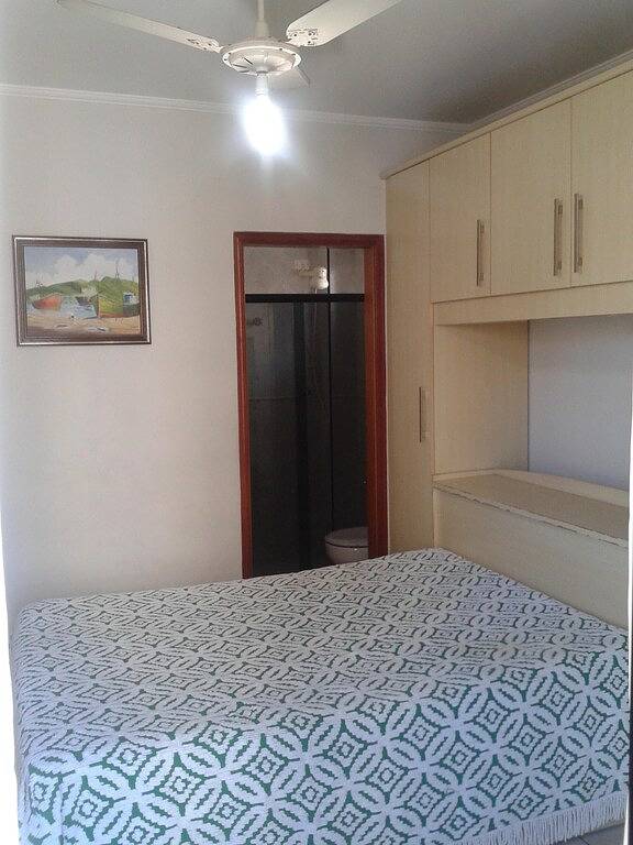 Ganze Wohnung, Schöne Ap für 7 Personen w / Suite, Balkon, Bildschirmschutz, Garag, Wi-Fi und Strand-Kit in Praia Grande, Baixada Santista