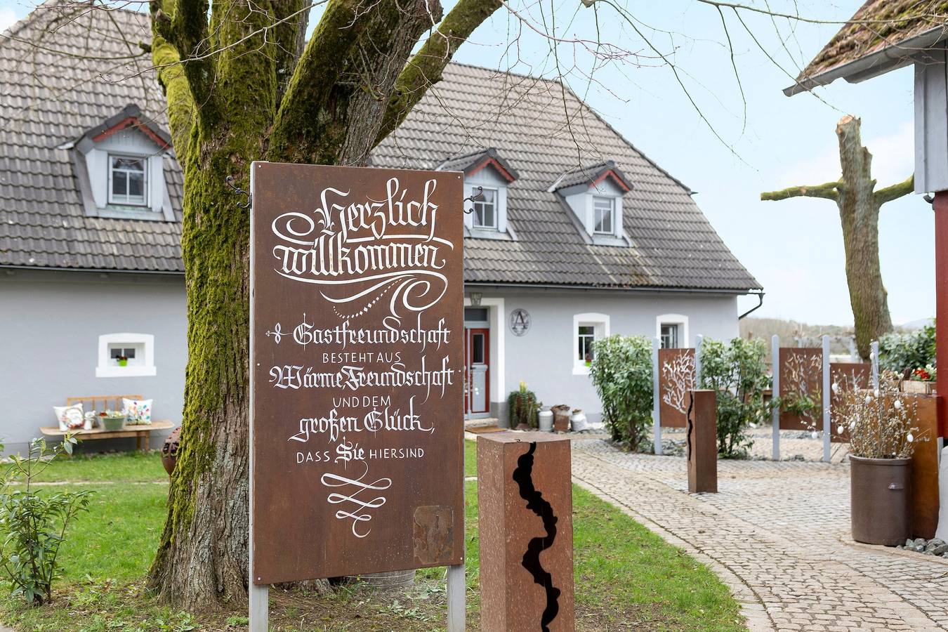 Ferienhaus 'Annodazumol' mit privater Terrasse, privatem Garten und Wlan in Waischenfeld, Frankenalb