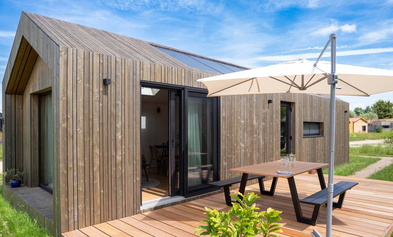 Blockhütte für 4 Personen mit Garten in Oud Ade, Südholland