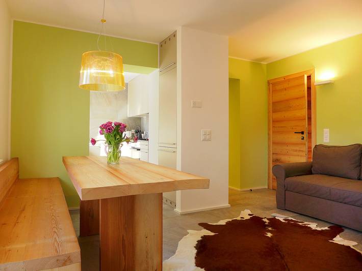 Ferienwohnung für 4 Personen, mit Balkon und Garten in St. Moritz