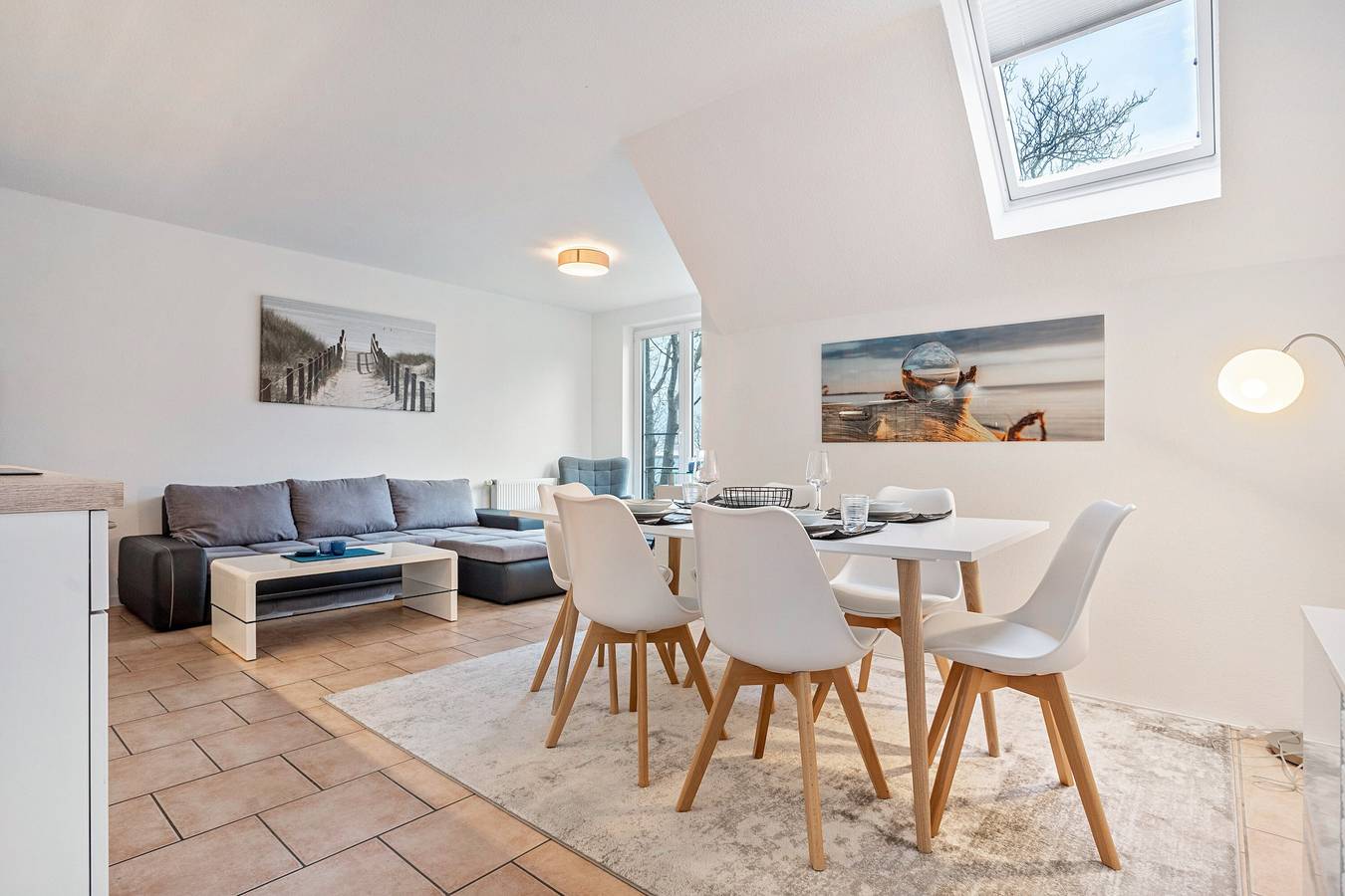 Entire apartment, Apartment 'Haus Annelie Fewo 2' with Private Terrace, Shared Garden and Wi-Fi in Dranske, Ruegen