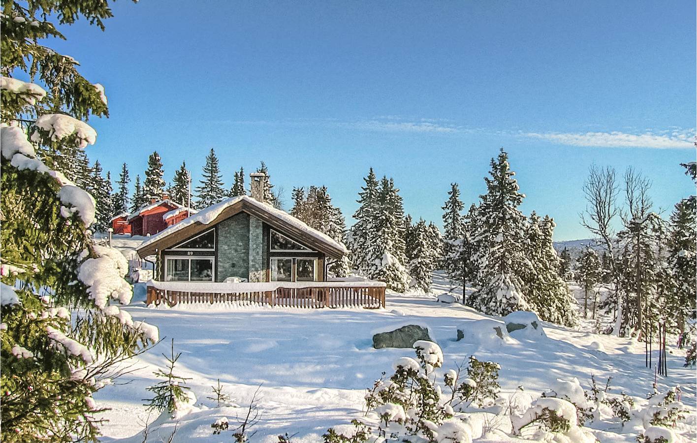 Ferienhaus für 10 Personen mit Terrasse in Sjusjoen, Ringsaker