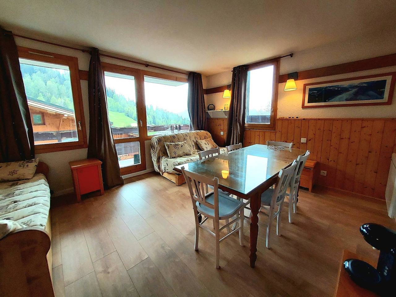 Ganze Wohnung, Geräumige 2-Zimmer-Wohnung mit Balkon und Parkplatz, im Herzen von Plagne 1800 in La Plagne, La Plagne-Tarentaise