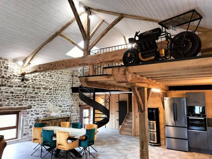 Maison de vacances pour 8 personnes, avec jardin et vue dans Saône-et-Loire - 3