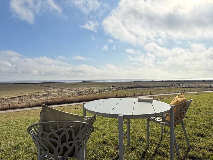 Vakantiehuis voor 4 personen, met Tuin en Uitzicht op het meer in Noord-Friesland