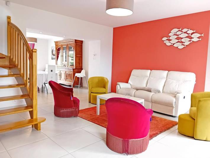 Location de vacances pour 6 personnes, avec jardin et vue à Camoël - 3