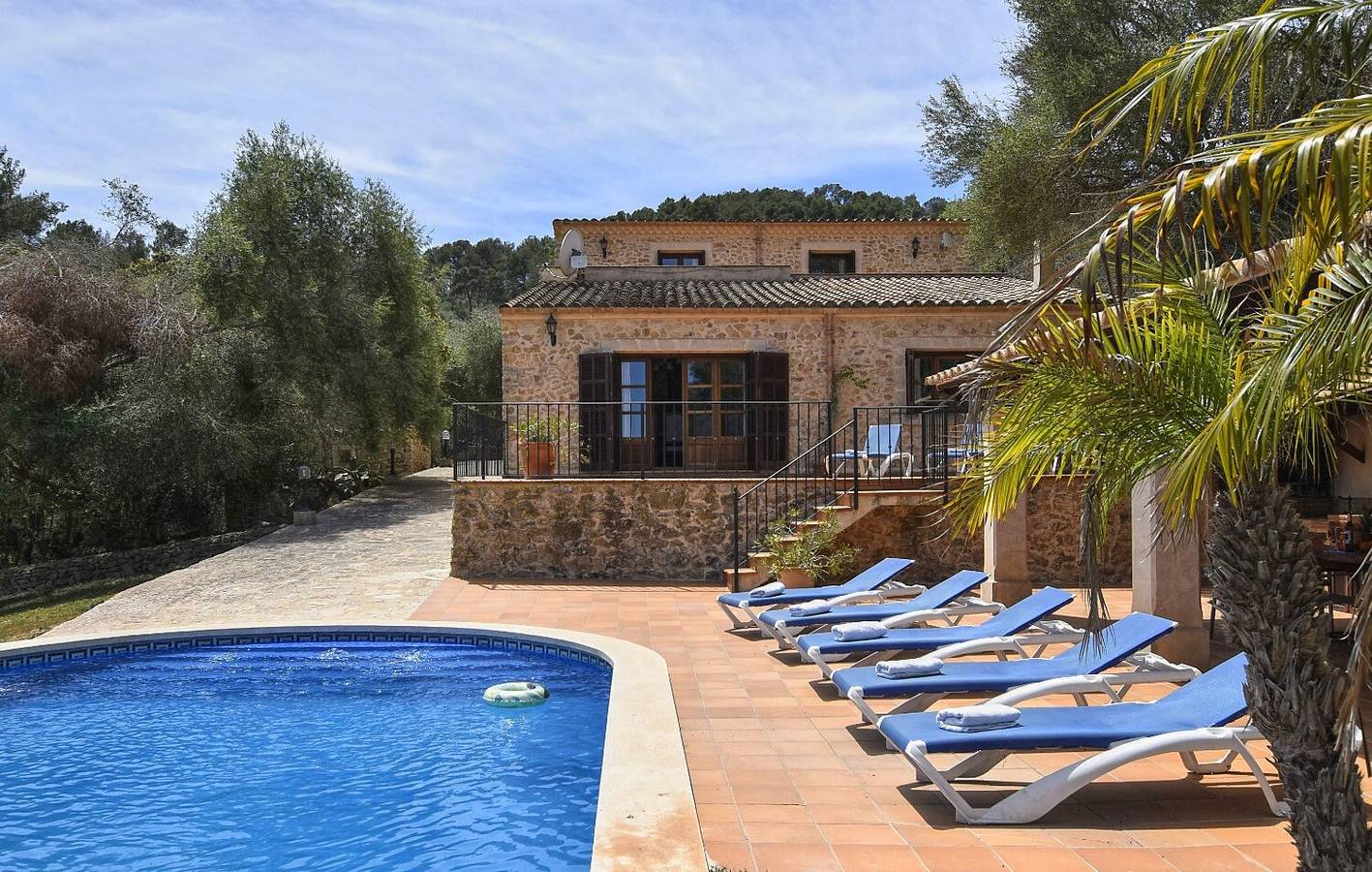 Ferienhaus 'Petit' mit Bergblick, privatem Pool und Wlan in Petra (Mallorca), Mallorca Inselmitte