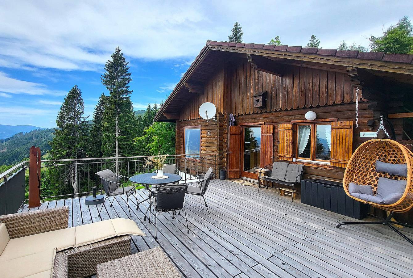 Ganze Ferienwohnung, * 3 Raum Hütte für bis zu 4 Personen in Wolfsberg, Lavanttaler Alpen