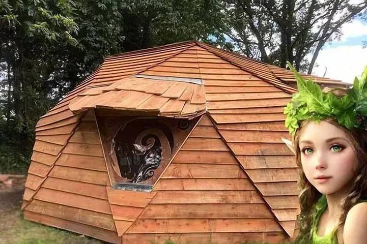 Cabane en bois pour 4 personnes, animaux acceptés