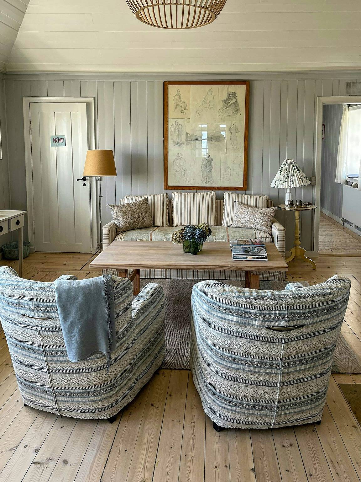 Historisk New England-hus ved Gilleleje havn in Gilleleje, Kattegatkysten