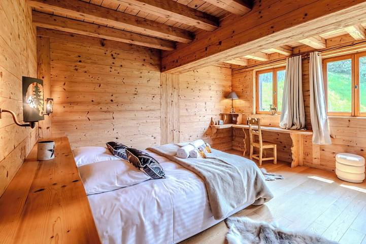 Gîte pour 15 personnes, avec jardin ainsi que balcon et sauna, animaux acceptés à Vacheresse - 4