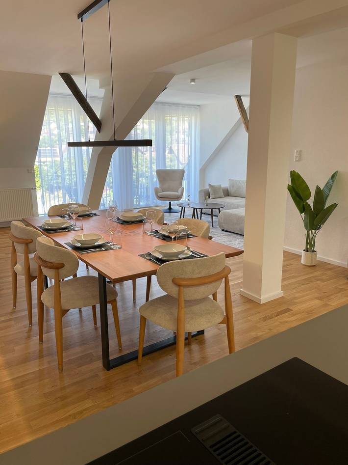 Ferienwohnung für 6 Personen, mit Balkon und Garten