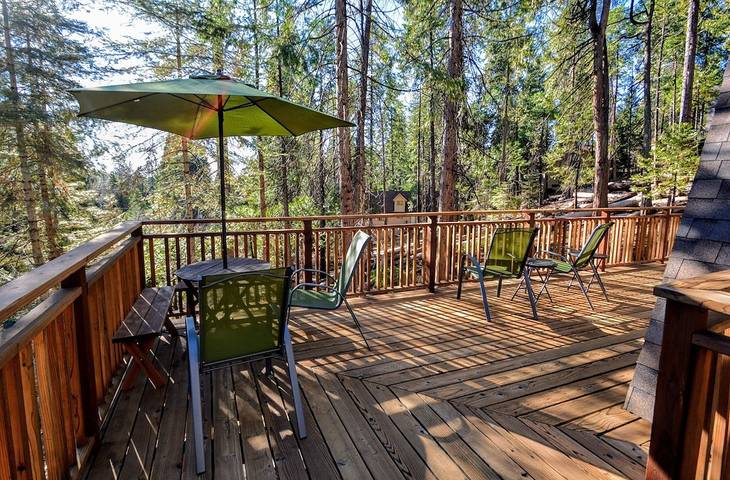 Blockhütte für 6 Personen, mit Pool und Terrasse in Arnold