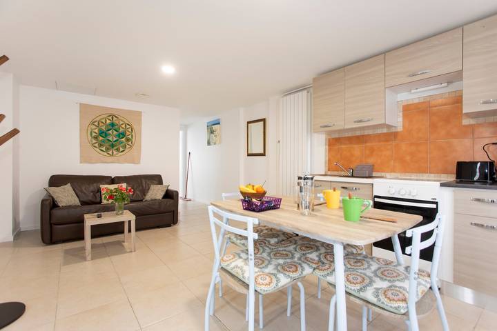 Appartement de vacances pour 4 personnes, avec Jardin