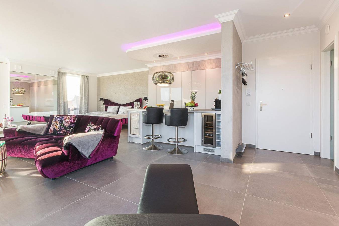 Ganze Wohnung, Luxusapartment - Dolce Vita - mit Balkon, Whirlpool, Sauna & privatem Parkplatz in Göhren-Lebbin, Mecklenburgische Seenplatte