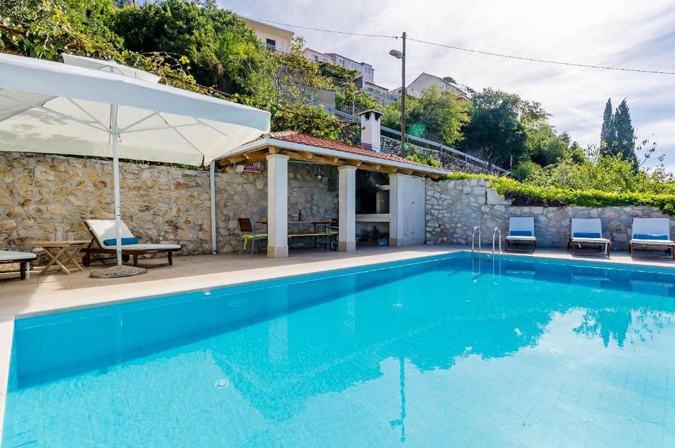 Elegant Sea-View Villa with Pool in Mlini, Dubrovačko-neretvanska županija