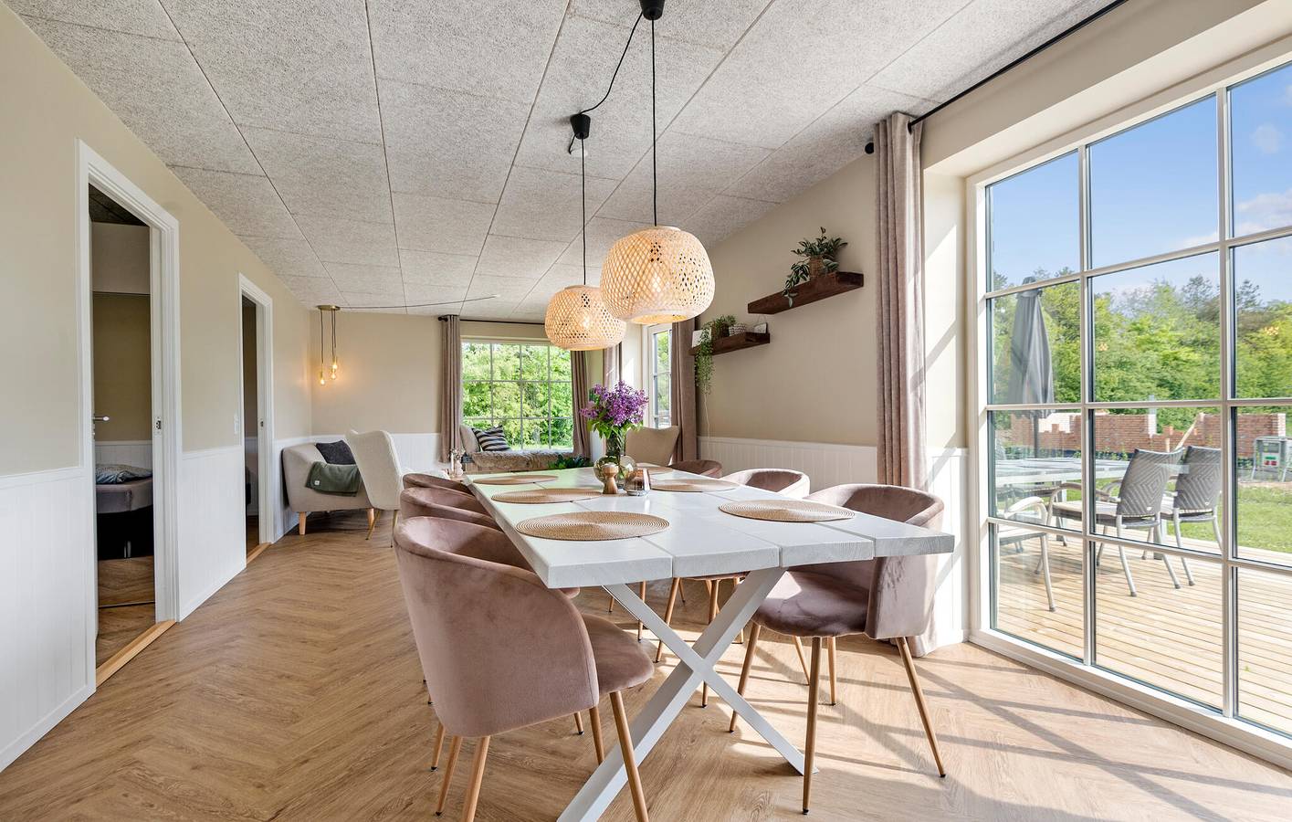 Ferienhaus für 6 Personen mit Terrasse in Hovborg, Vejen