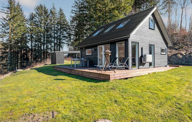 Ferienhaus für 5 Personen, mit Garten und Ausblick in Bryrup