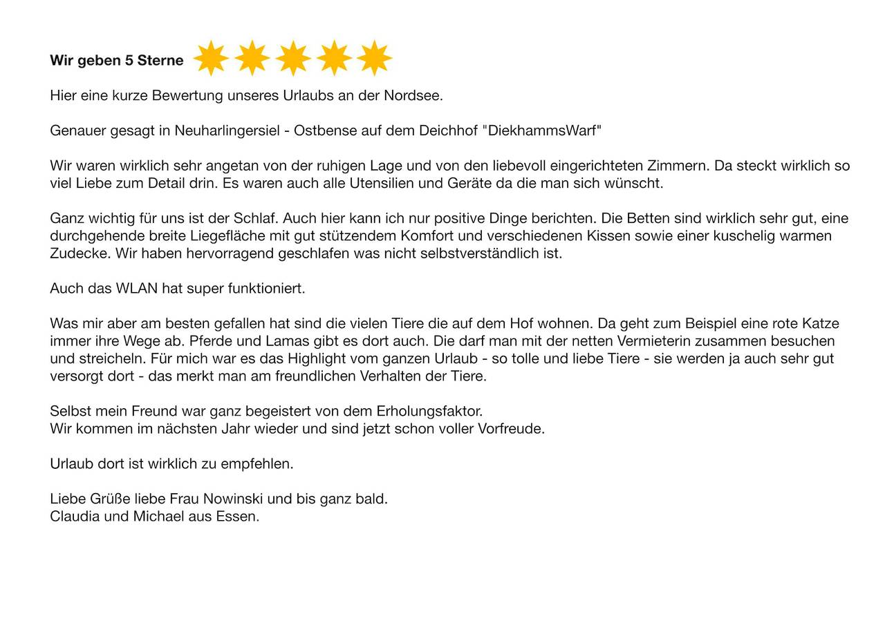 Ganze Ferienwohnung, Sömmerland, Exklusive 4-Sterne-Fewo von 2024, Sonnenterrasse, 150 m zur Nordsee, eigener Zugang in Ostbense, Neuharlingersiel