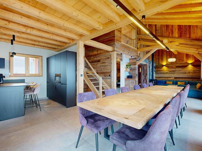 Chalet pour 15 personnes, avec sauna ainsi que terrasse et jacuzzi dans Le Corbier - 3