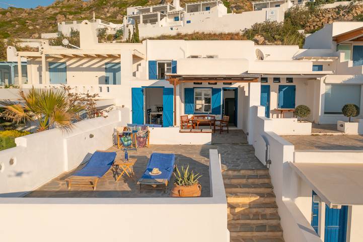 Location de vacances pour 6 personnes, avec balcon/terrasse et vue sur l’océan dans Naxos - 4