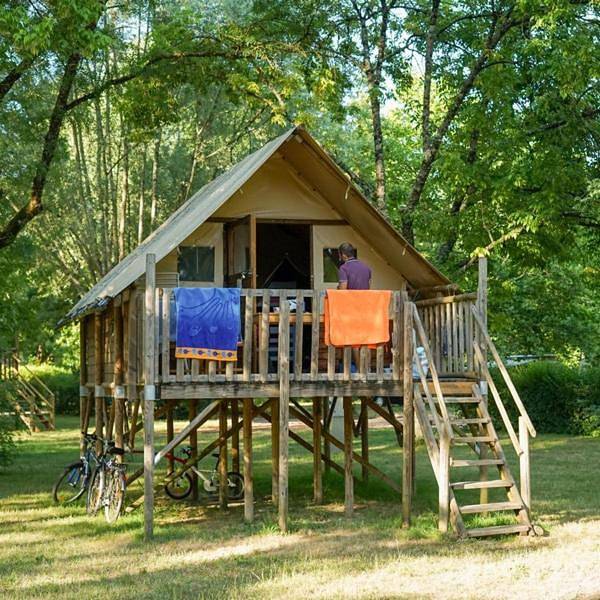 Camping pour 2 personnes, avec Jardin