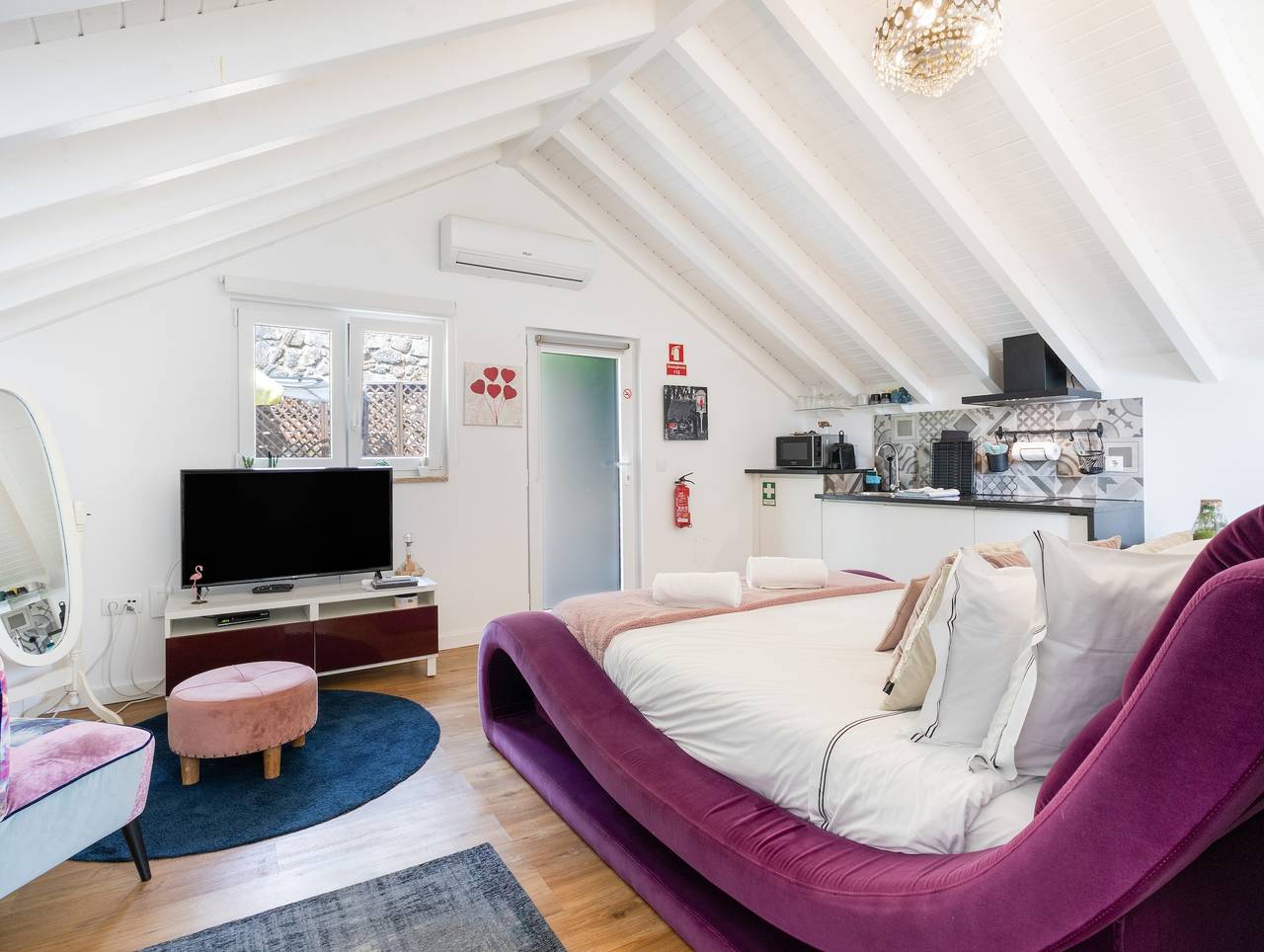 Studio met Terras, Bergzicht, Wi-Fi en Airconditioning, foto 9