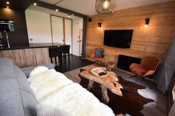 Apartamento entero, 2 estancias 4 pers - Los Gentians - Villages Plain - Clase 3*- Wifi in Plagne Villages, La Plagne-Tarentaise