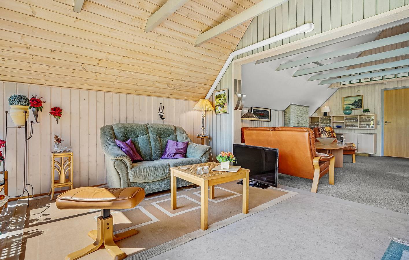 Ferienhaus für 4 Personen mit Terrasse in Selkær Mølle, Glesborg