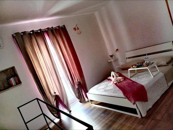 BnB für 2 Personen, mit Balkon und Terrasse sowie Ausblick in Brindisi