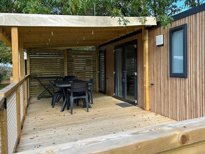 Camping Les Charmes - Mobilheim 6 personen - Mh 3 Ch Premium 6/8 pers 1/8 pers in Apremont, Loire-Tal