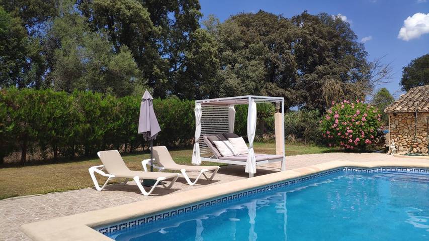 Sa Figuera Blanca - Great traditional villa with private pool in inland Majorca. in Búger, Majorca Center