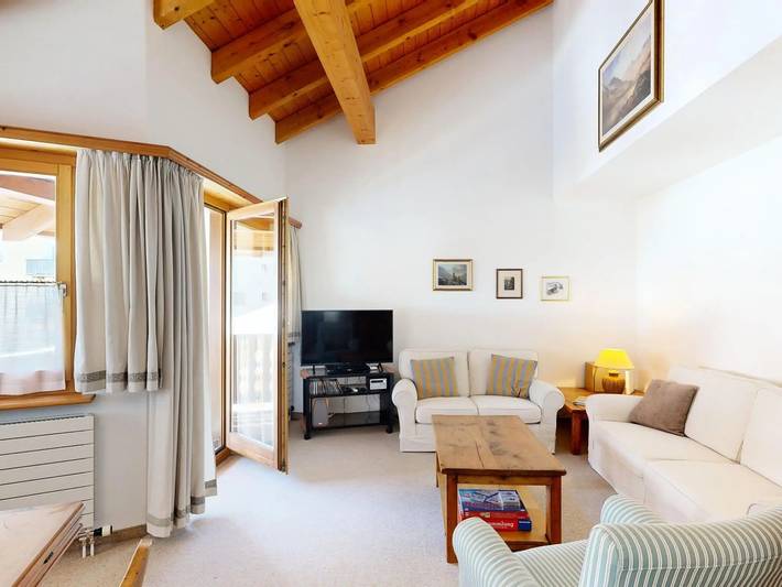 Ferienwohnung für 4 Personen, mit Balkon in Sils Maria
