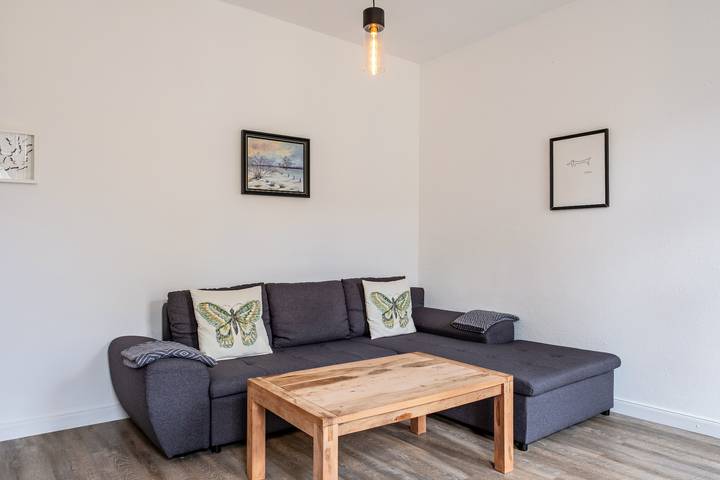Ganze Wohnung, Großzügige Ferienwohnung „Flut“ – maritime Auszeit nahe dem Weserstrand in Hagen im Bremischen, Südliches Cuxland
